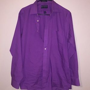 Purple men’s dress shirt